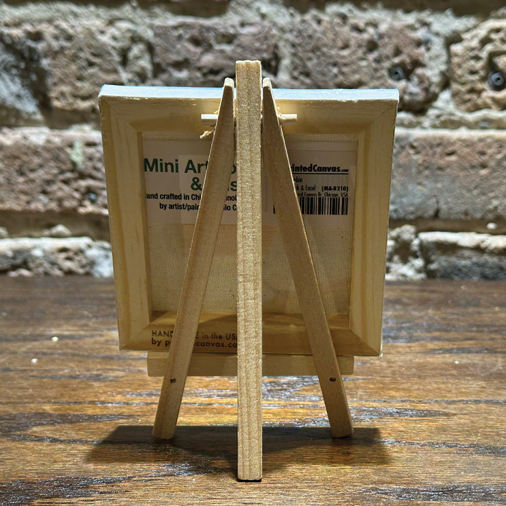 Flag of Chicago Pride, Mini Artwork (MA-8815B), Mini Artwork Back, printedcanvas.com