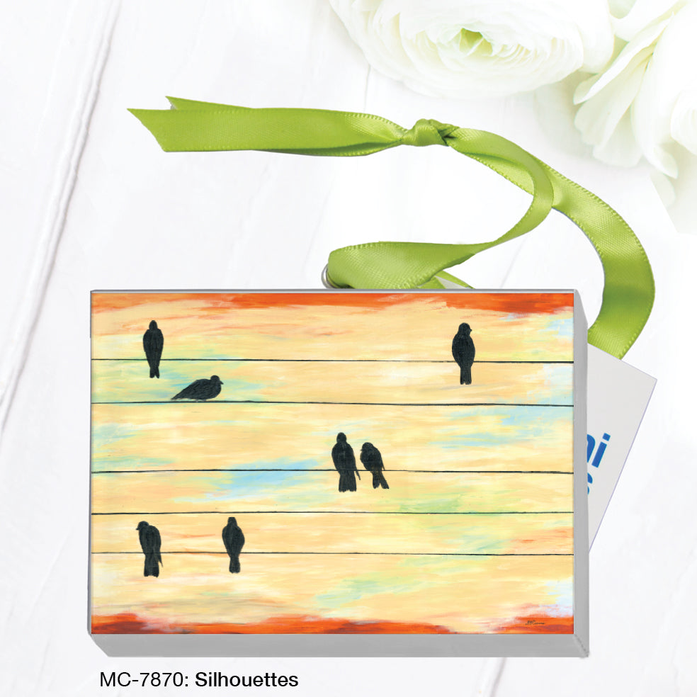 Silhouettes, Mini Canvas (MC-7870A), Mini Canvas, www.printedcanvas.com