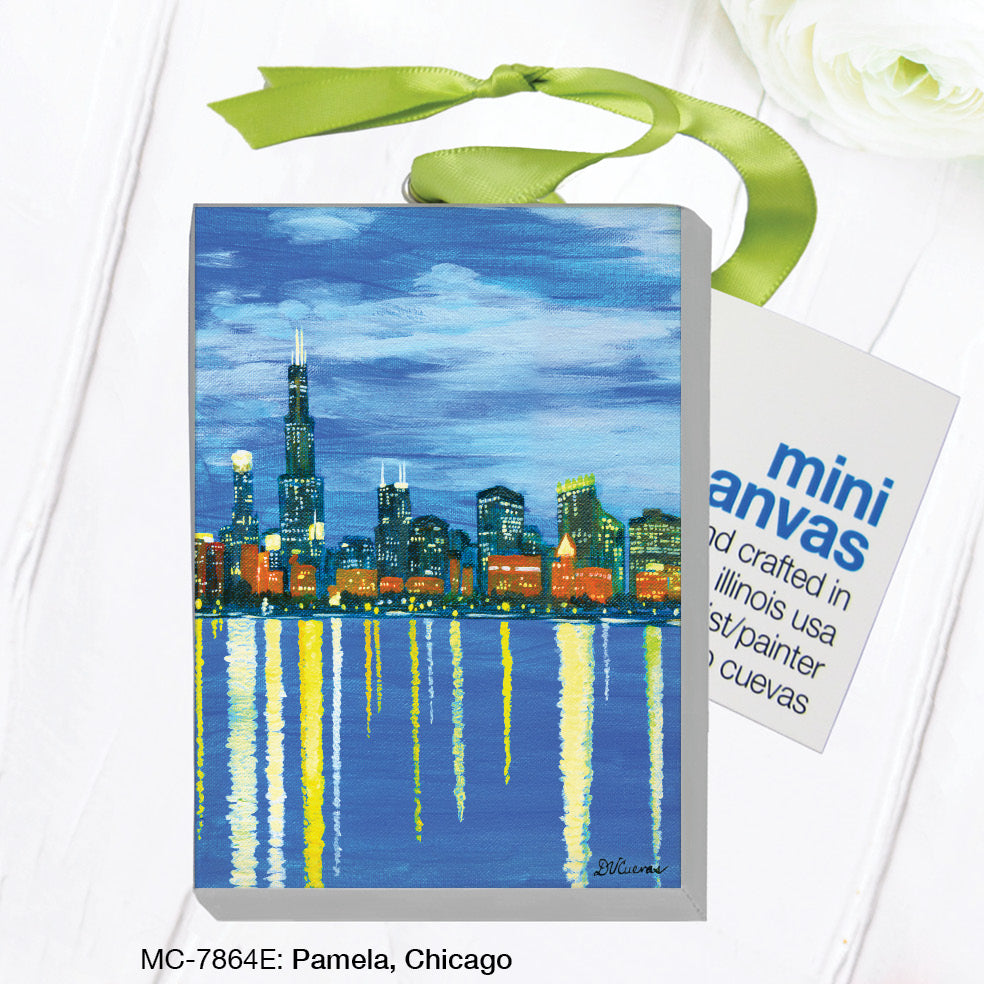 Pamela, Chicago, Mini Canvas (MC-7864E), Front, printedcanvas.com