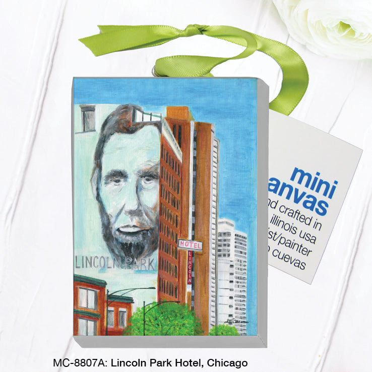 Lincoln Hotel, Chicago, Mini Canvas (MC-8807A), Mini Canvas, www.printedcanvas.com
