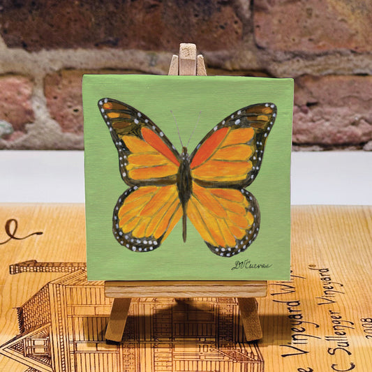 Monarch Butterfly, Mini Artwork (MA-7752G) - Printed Canvas