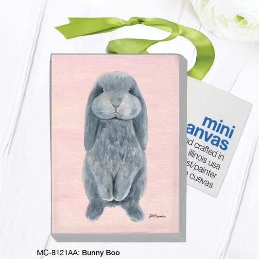 Bunny Boo, Mini Canvas (MC-8121AA), Front, printedcanvas.com