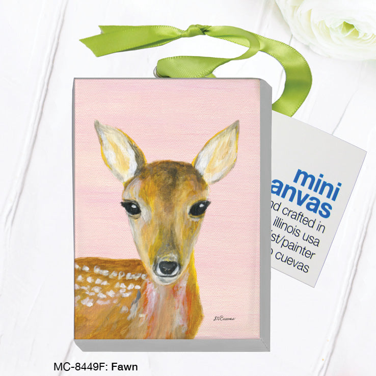Fawn, Mini Canvas (MC-8449F), Mini Canvas, www.printedcanvas.com