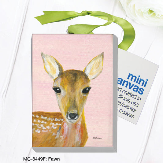 Fawn, Mini Canvas (MC-8449F), Front, printedcanvas.com