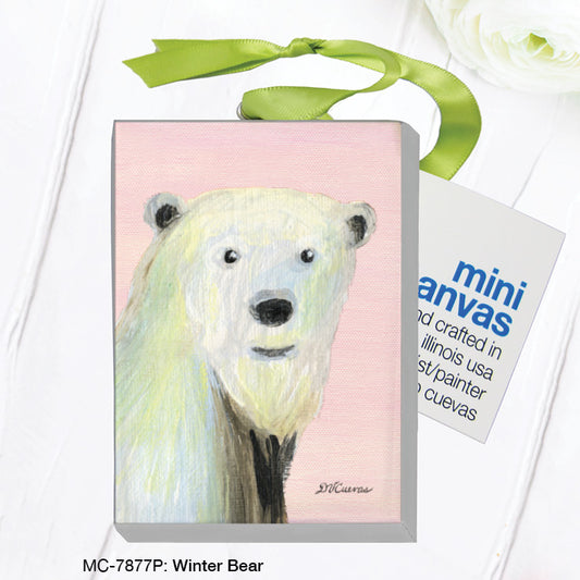 Winter Bear, Mini Canvas (MC-7877P), Front, printedcanvas.com