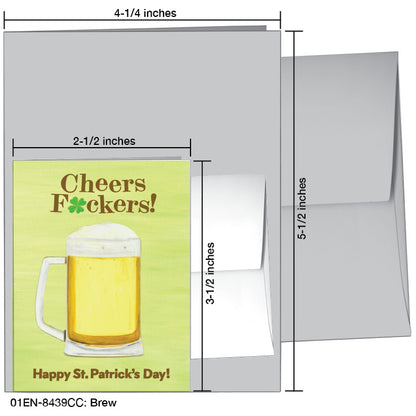 Brew, Greeting Card (8439CC), Enclosure, printedcanvas.com