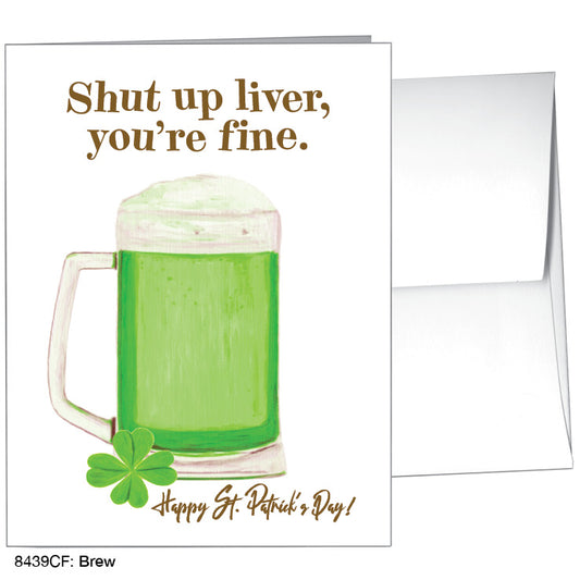 Brew, Greeting Card (8439CF), A2, printedcanvas.com