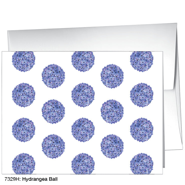 Hydrangea Ball, Greeting Card (7329H), A2 Card Front, www.printedcanvas.com