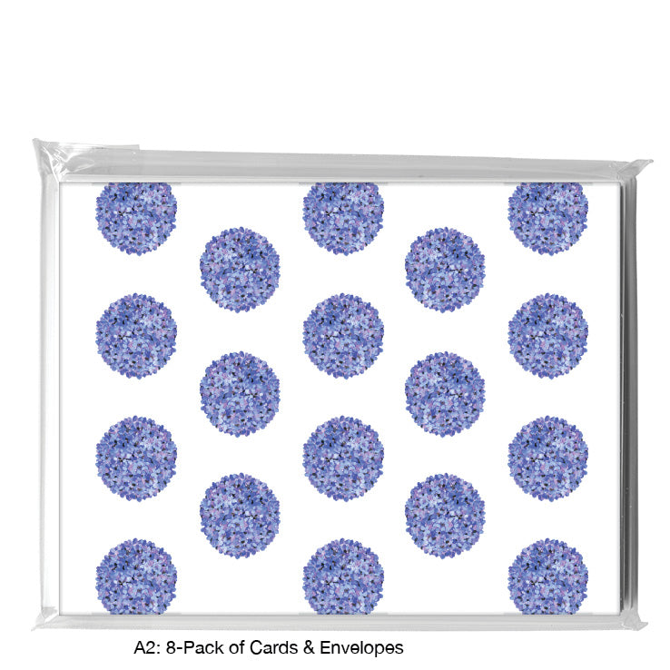 Hydrangea Ball, Greeting Card (7329H), A2 Card 8-Pack, www.printedcanvas.com