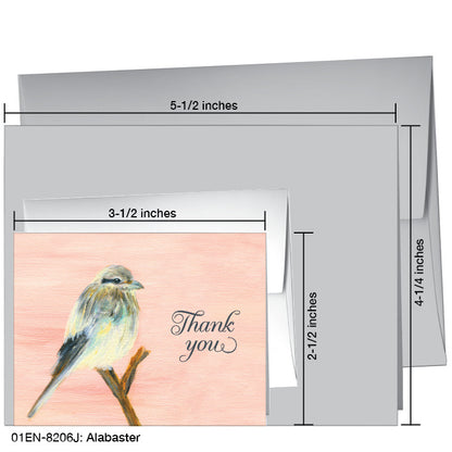 Alabaster, Greeting Card (8206J), Enclosure Card, www.printedcanvas.com