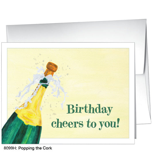 Popping The Cork, Greeting Card (8099H), A2, printedcanvas.com