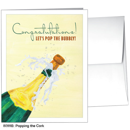 Popping The Cork, Greeting Card (8099B), A2, printedcanvas.com