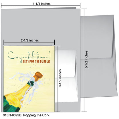 Popping The Cork, Greeting Card (8099B), Enclosure, printedcanvas.com