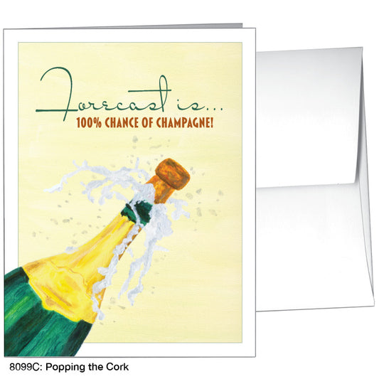 Popping The Cork, Greeting Card (8099C), A2, printedcanvas.com