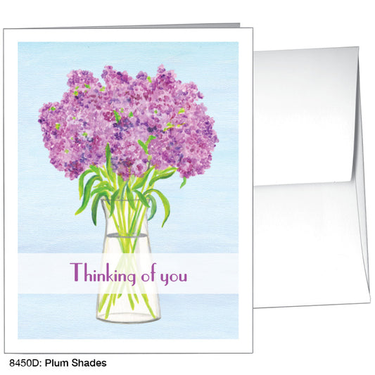 Plum Shades, Greeting Card (8450D), A2, printedcanvas.com