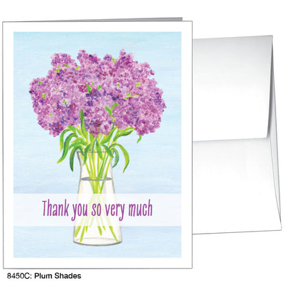 Plum Shades, Greeting Card (8450C), A2 Card, www.printedcanvas.com