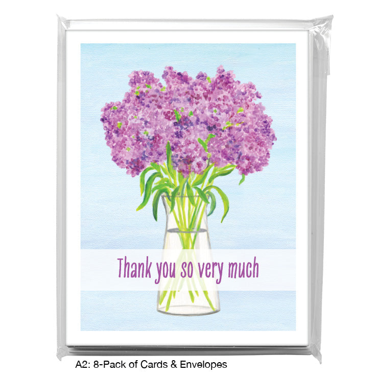 Plum Shades, Greeting Card (8450C), 8-Pack, www.printedcanvas.com