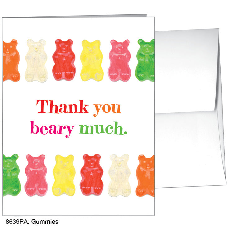 Gummies, Greeting Card (8639RA), A2 Card Front, www.printedcanvas.com
