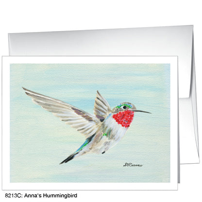 Anna's Hummingbird, Greeting Card (8213C), A2, printedcanvas.com