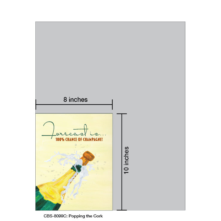 Popping the Cork, Card Board (8099C), Card Board: 8x10, printedcanvas.com