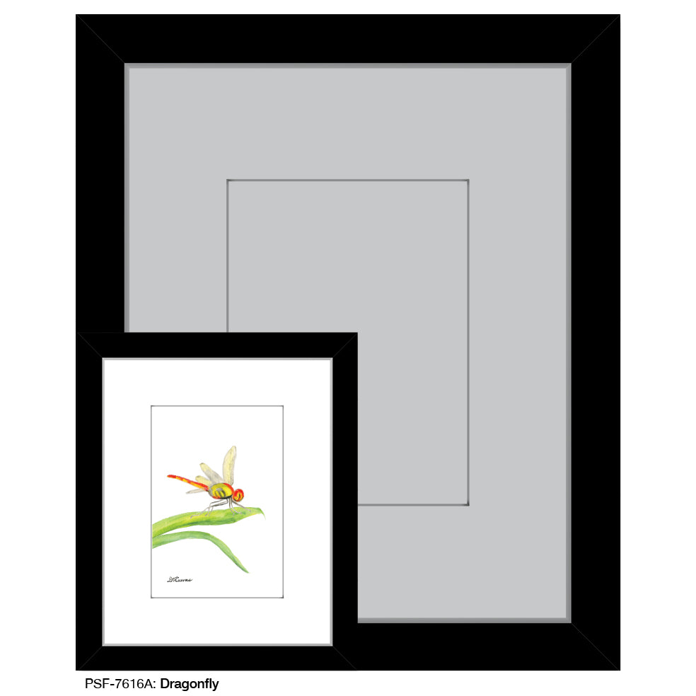 Dragonfly, Print (#7616A), Print Matted, www.printedcanvas.com