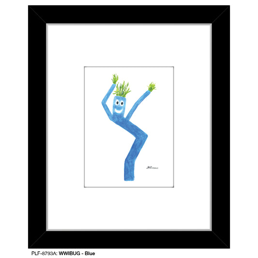 WWIBUG - Blue, Print (#8793A) - Printed Canvas