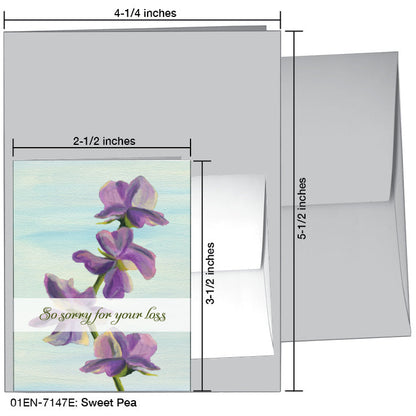 Sweet Pea, Greeting Card (7147E)