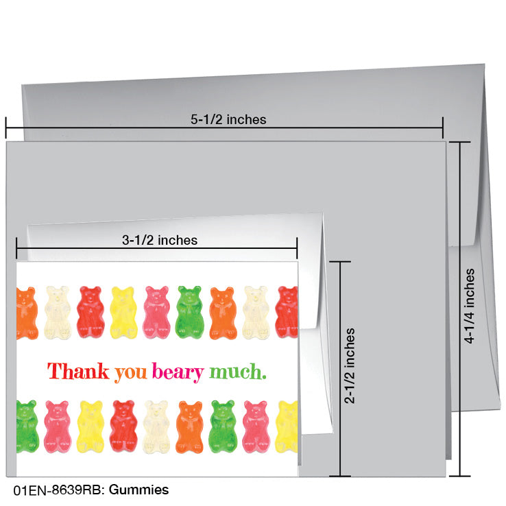 Gummies, Greeting Card (8639RB)