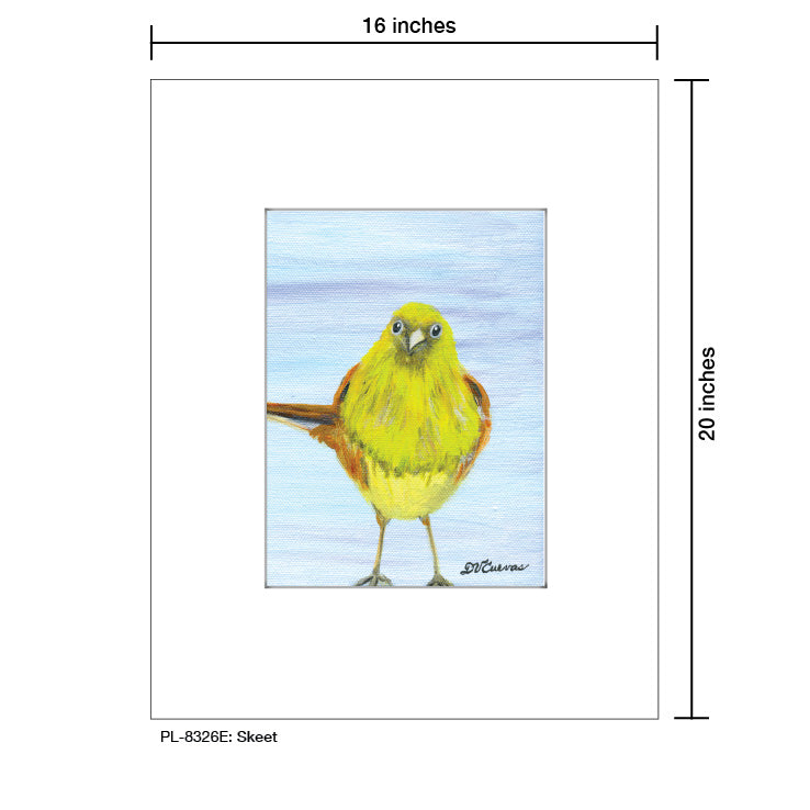 Skeet, Print (#8326E), Printe Matted, www.printedcanvas.com