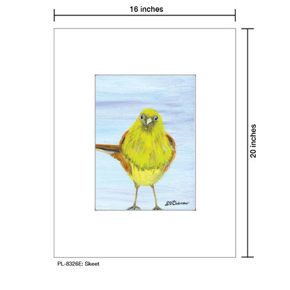 Skeet, Print (#8326E), Printe Matted, www.printedcanvas.com