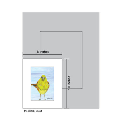 Skeet, Print (#8326E), Print Matted, www.printedcanvas.com