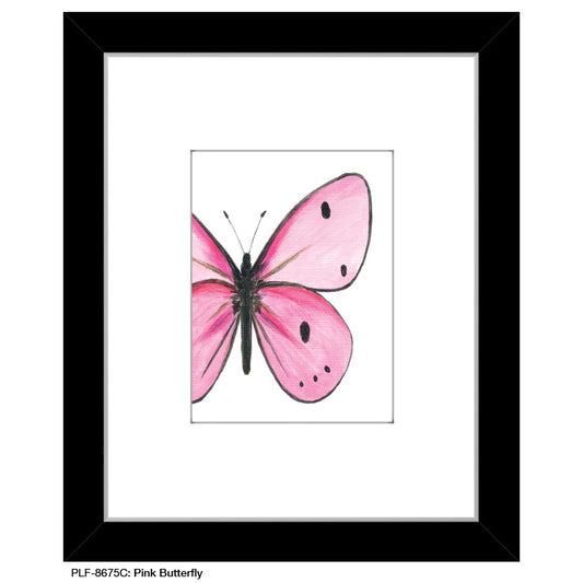 Pink Butterfly, Print (#8675C) - Printed Canvas