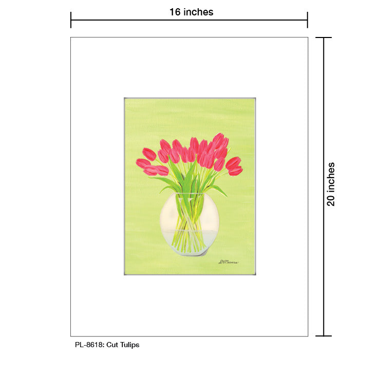 Cut Tulips, Print (#8618C), Printe Matted, www.printedcanvas.com