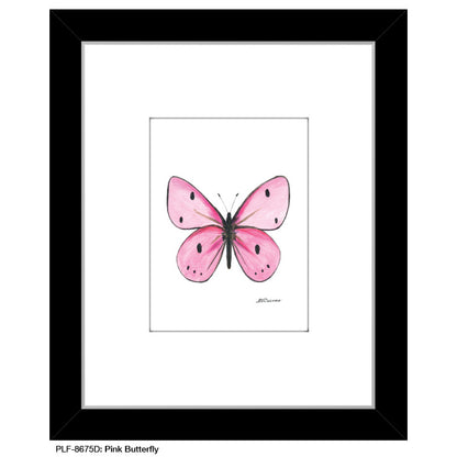 Pink Butterfly, Print (#8675D) - Printed Canvas