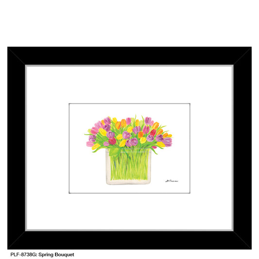 Spring Bouquet, Print (#8738G) - Printed Canvas