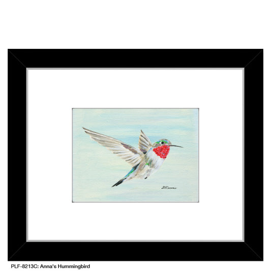 Anna's Hummingbird, Print (#8213C) - Printed Canvas