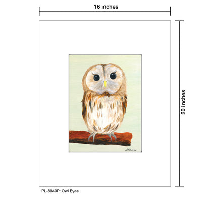 Owl Eyes, Print (#8040P) - Printed Canvas