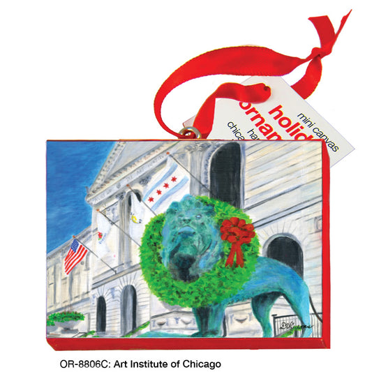 Art Institute of Chicago, Chicago, Ornament (OR-8806C), Front, printedcanvas.com