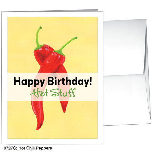 Hot Chili Pepper, Greeting Card (8727C), A2, printedcanvas.com