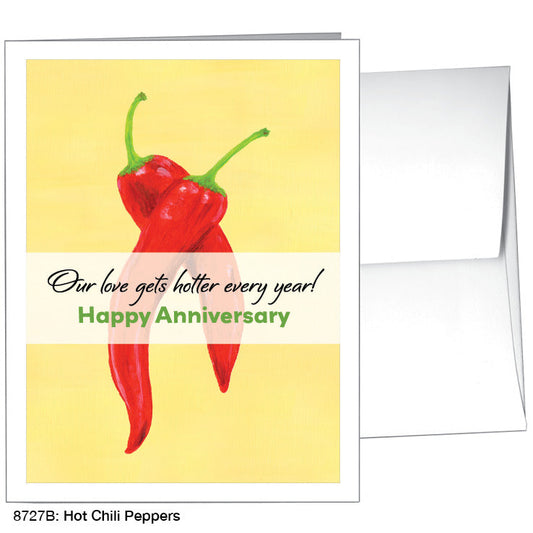 Hot Chili Peppers, Greeting Card (8727B)