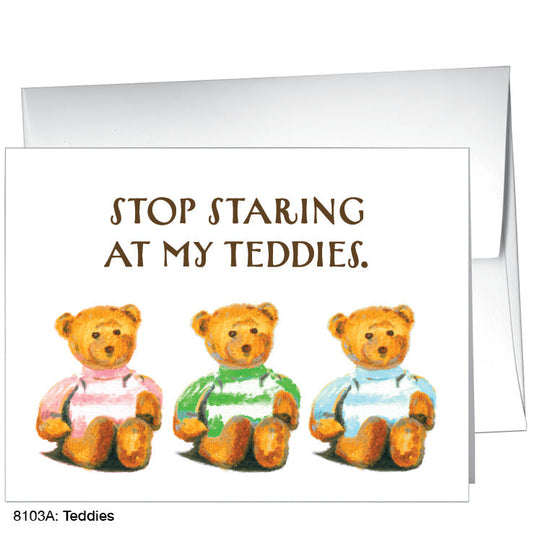 Teddies, Greeting Card (8103A)