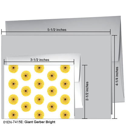 Giant Gerber Bright, Greeting Card (7415E), Enclosure Card, printedcanvas.com