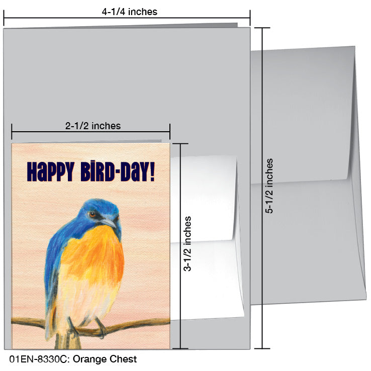 Orange Chest, Greeting Card (8330C), Enclosure Card, www.printedcanvas.com