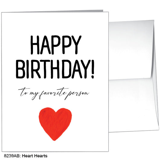 Heart Hearts, Greeting Card (8239AB), A2, printedcanvas.com