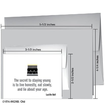 Old, Greeting Card (8629B), Enclosure, printedcanvas.com