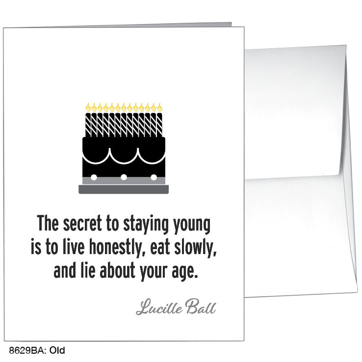 Old, Greeting Card (8629BA), A2, printedcanvas.com
