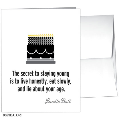 Old, Greeting Card (8629BA), A2, printedcanvas.com