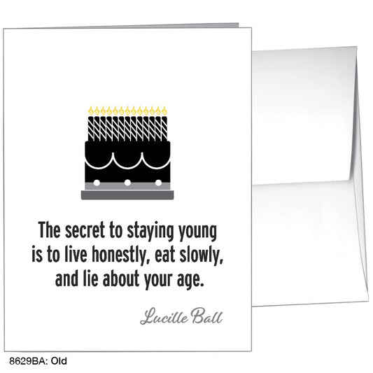 Old, Greeting Card (8629BA), A2, printedcanvas.com