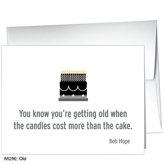 Old, Greeting Card (8629E), A2 Card, www.printedcanvas.com