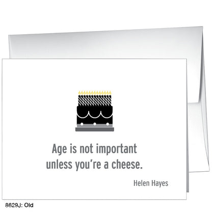 Old, Greeting Card (8629J), A2, printedcanvas.com